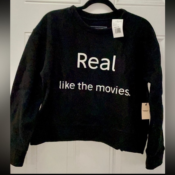 NWT Daydream Nation Real Like The Movies Black & White Sweatshirt - Picture 3 of 13